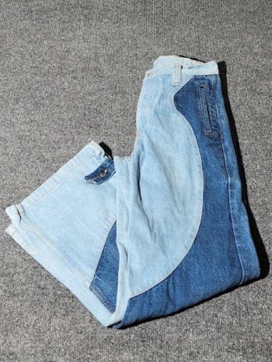 liquid lagoon Denim - Liquid Lagoon Women's High-Rise Wide-leg Jeans Size 28/30
